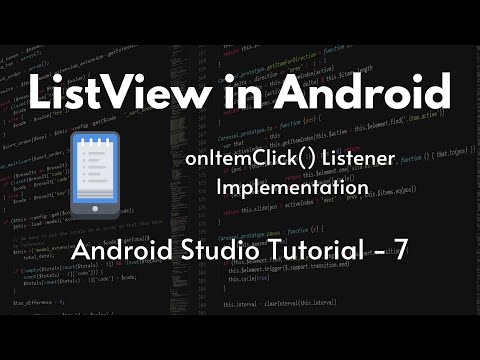 Listview in Android with Example